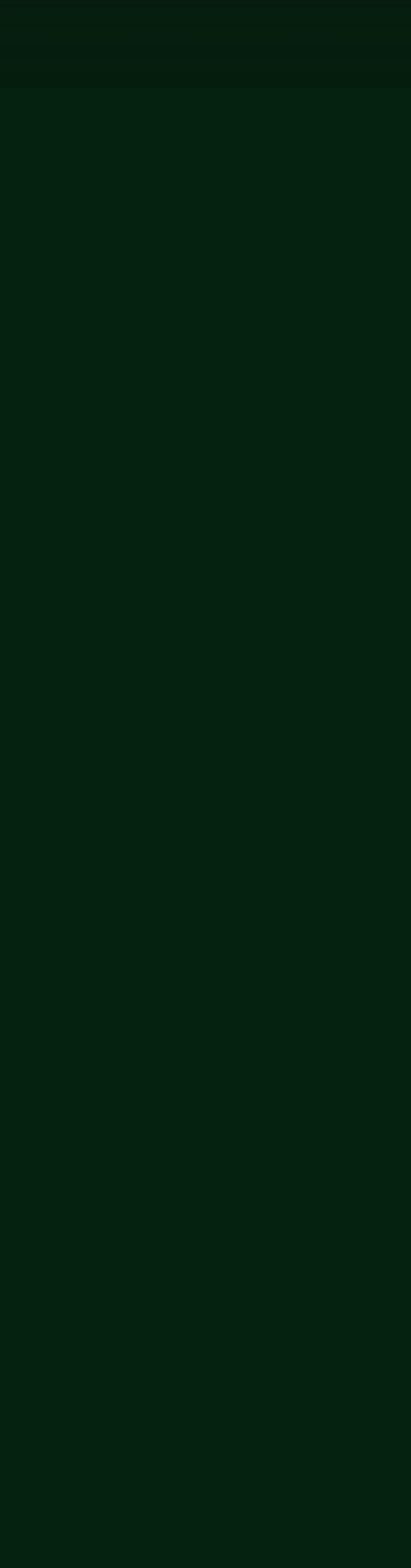 An expansive, deep forest-green void that creates a quiet, mysterious breathing room in the layout.