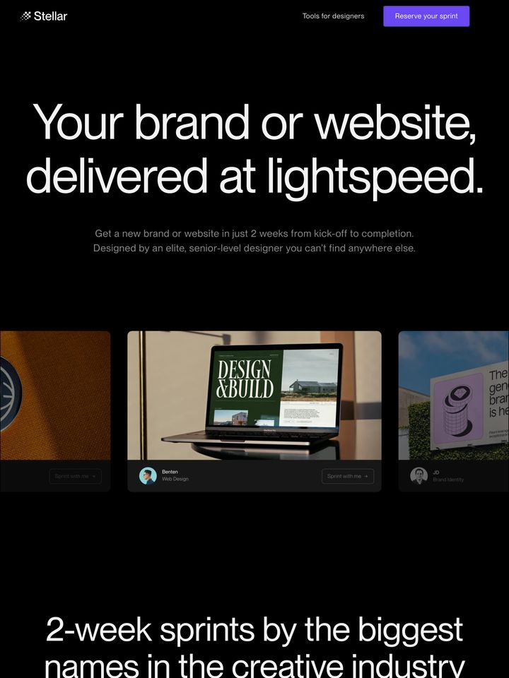 Stellar homepage