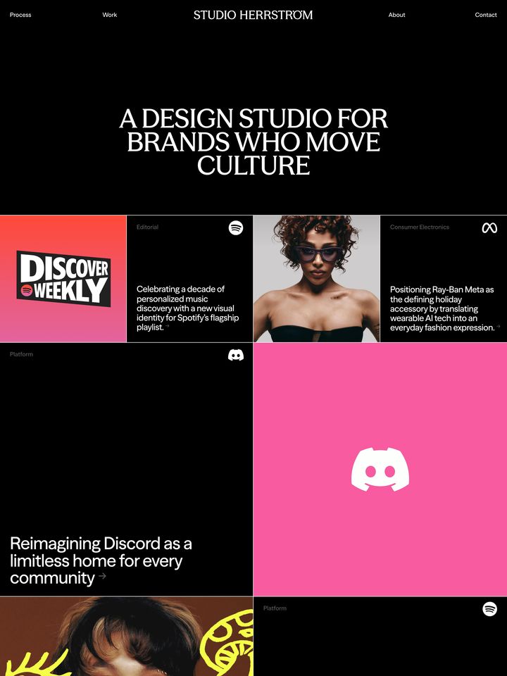Studio Herrstrom homepage
