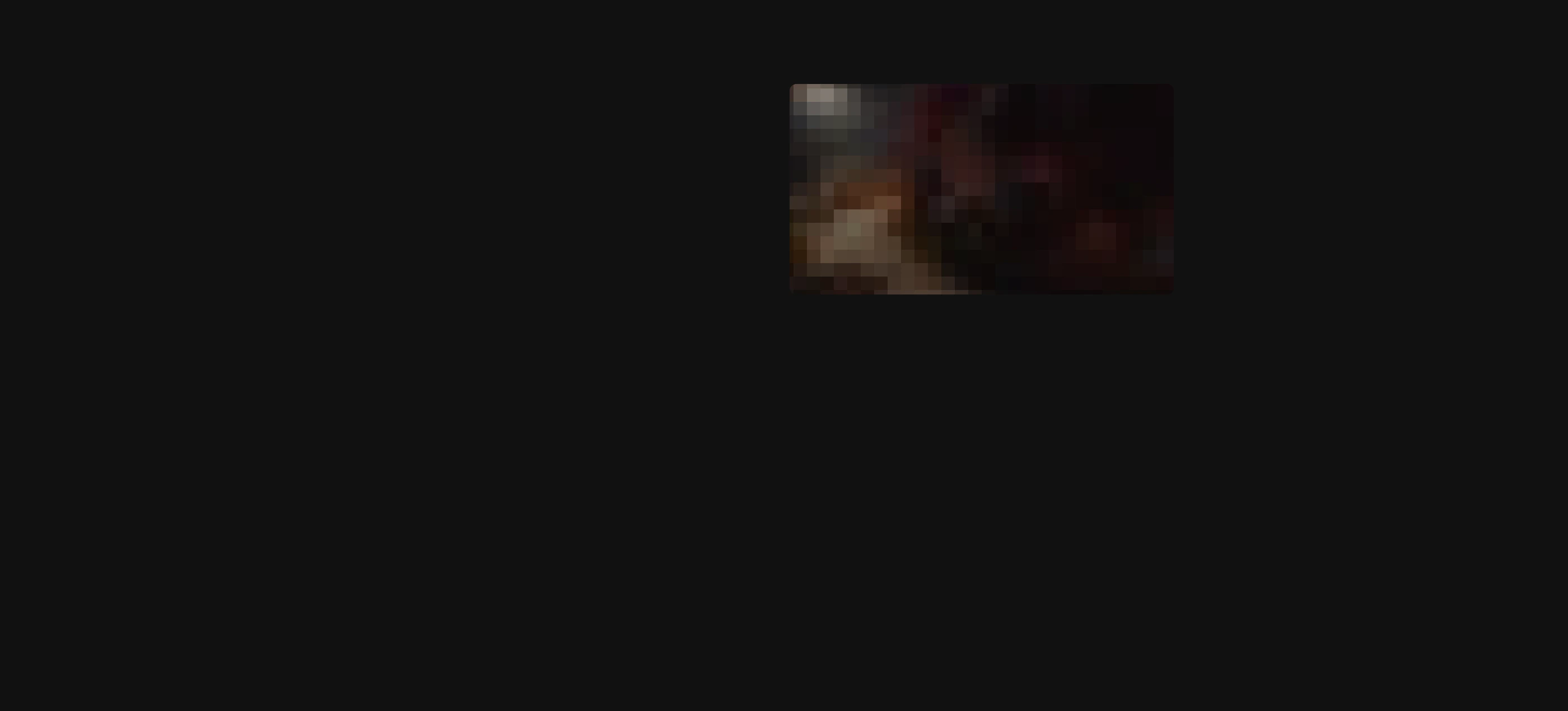 A vast black canvas punctuated only by an offset, moody visual artifact, creating a deeply quiet, experimental atmosphere.