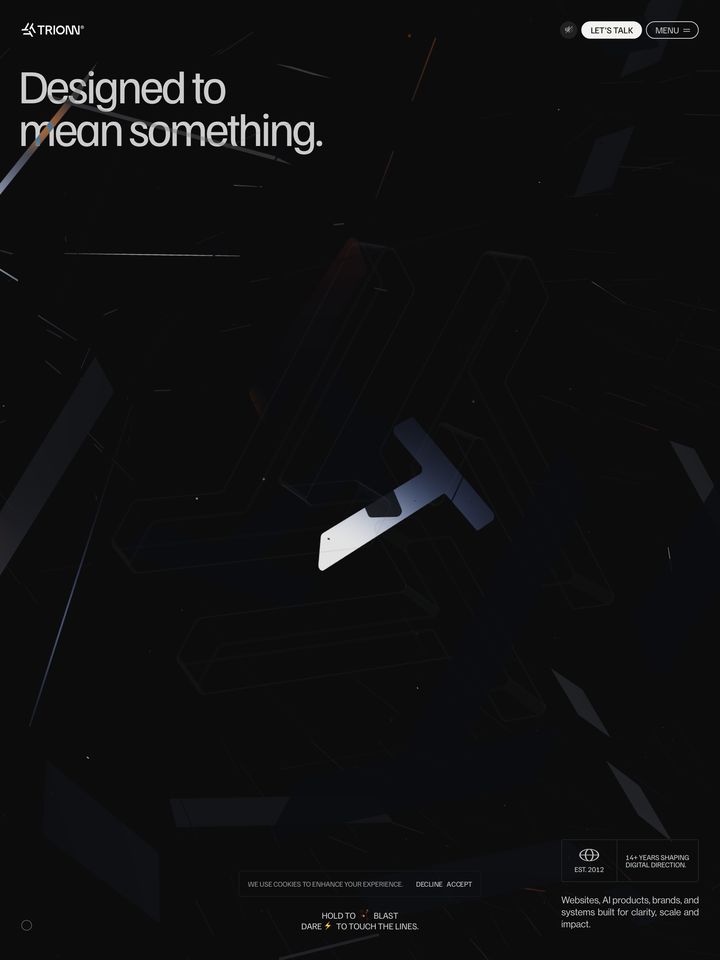 Trionn homepage