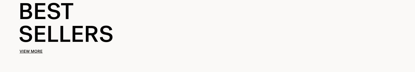Sparse and stark typographic section header featuring oversized bold sans-serif text anchored against expansive off-white space.