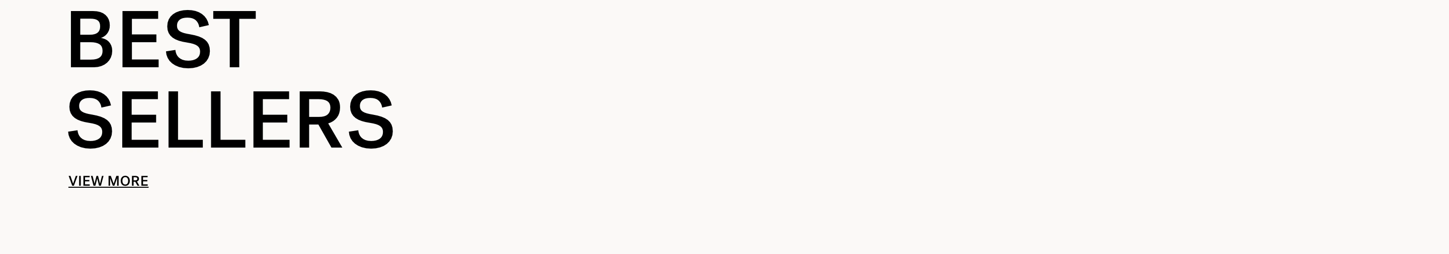 Sparse and stark typographic section header featuring oversized bold sans-serif text anchored against expansive off-white space.