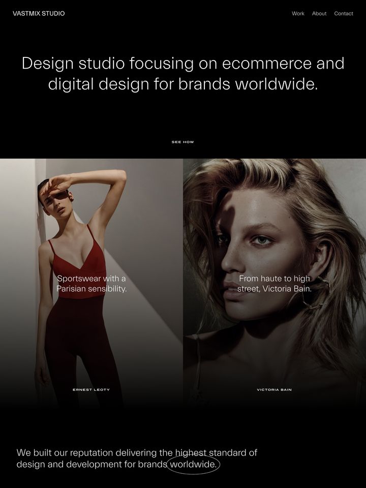 Vastmix homepage