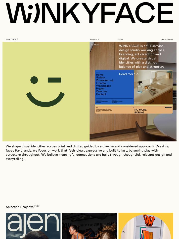 winkyface-studio homepage