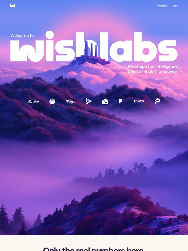 Wishlabs homepage
