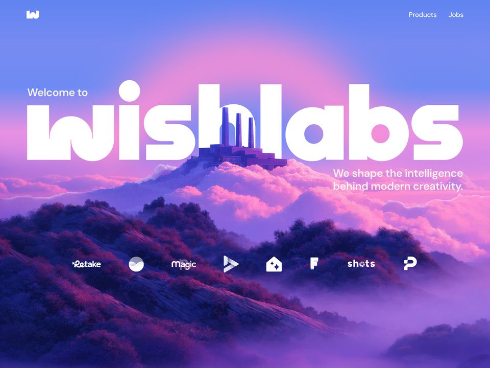 Wishlabs homepage