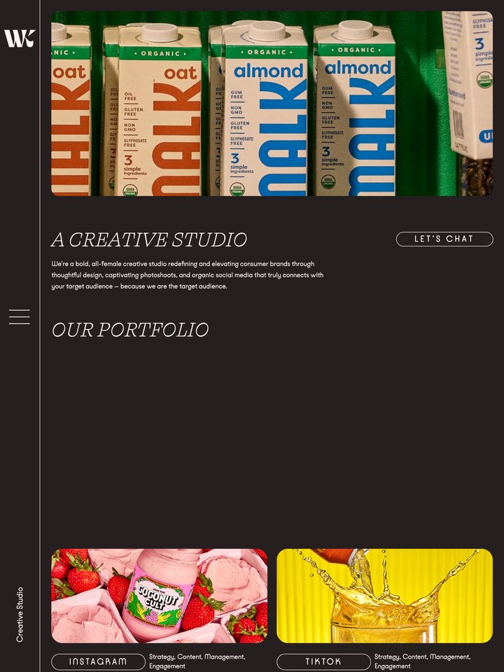 wonderkindco-co homepage