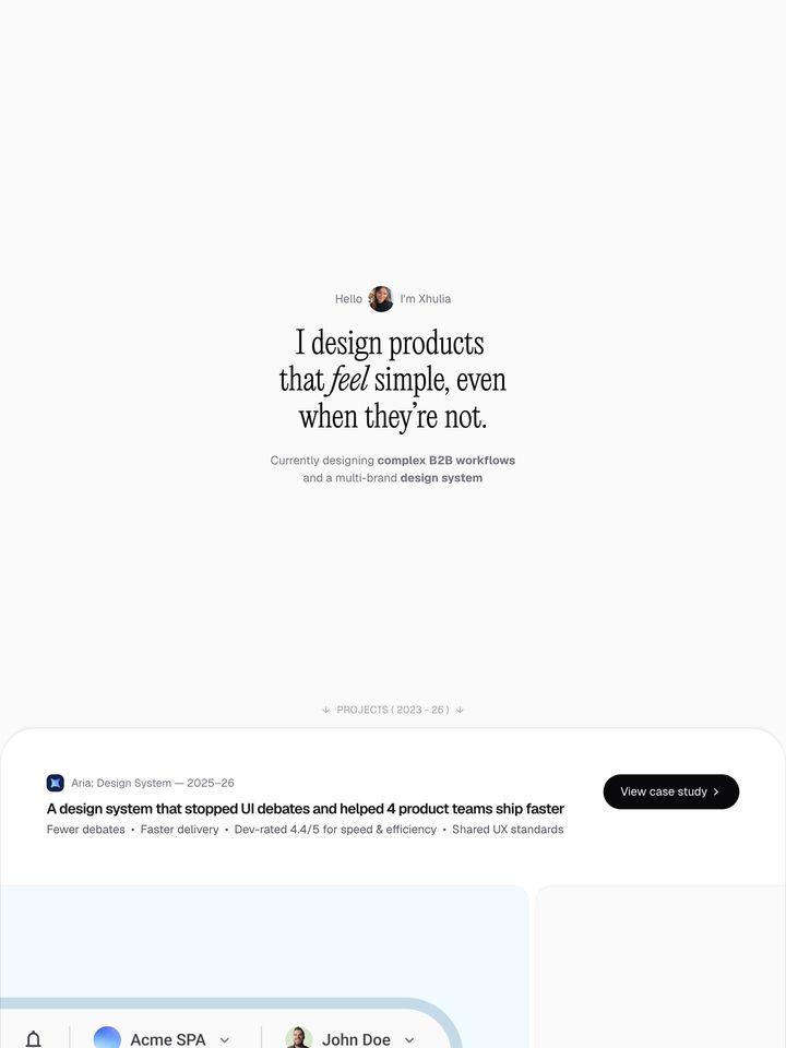 Xhulia homepage