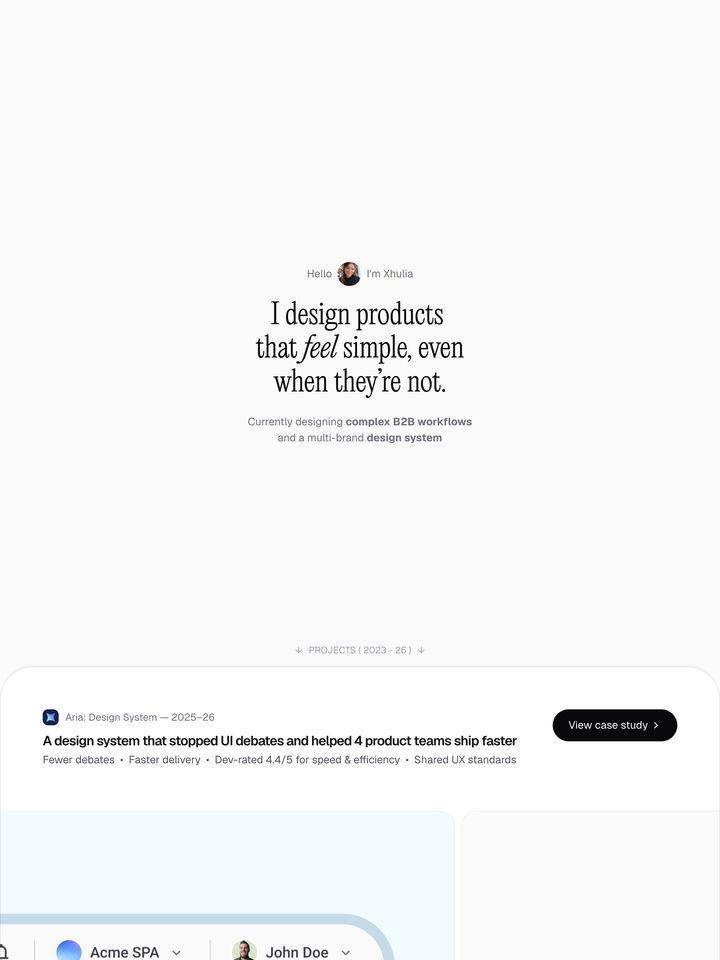 Xhulia homepage