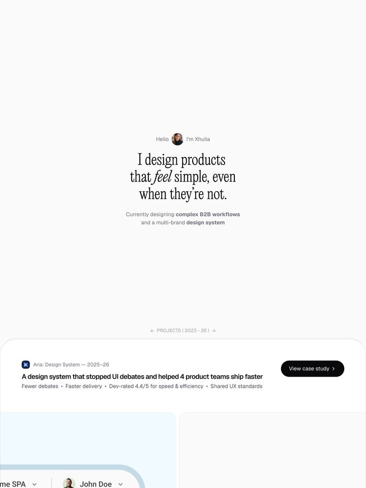 Xhulia homepage