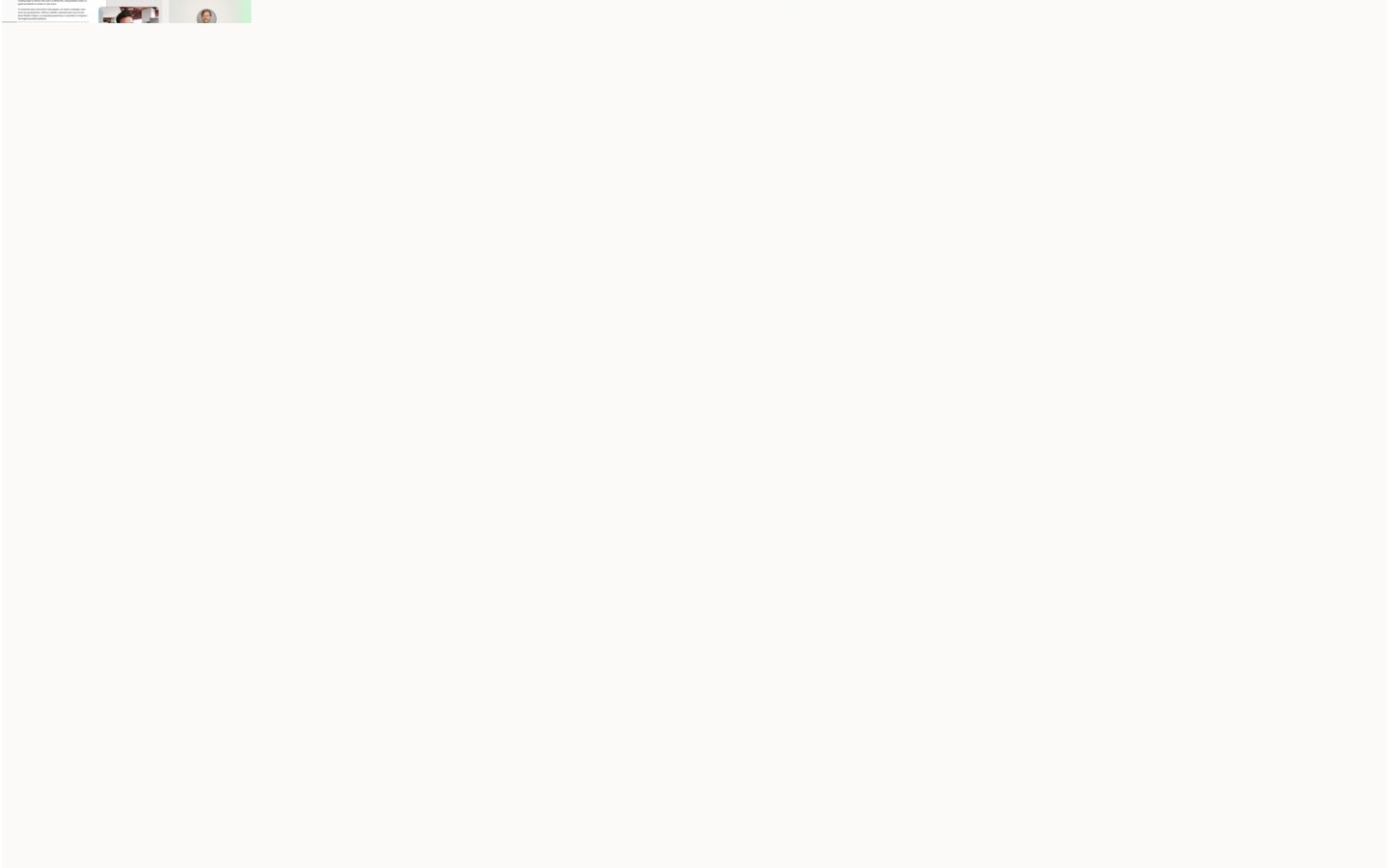 An expansive, near-empty whitespace section with subtle video and photographic thumbnails docked along the top edge.